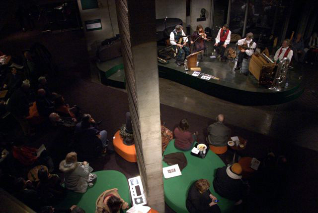 Performing in the National Theatre, London